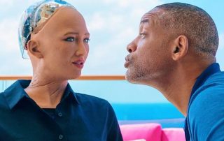 Will Smith Gets Personal with Sophia the Robot in Spoof
