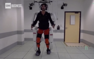 Disabled Man Controls Robotic Suit with Brain