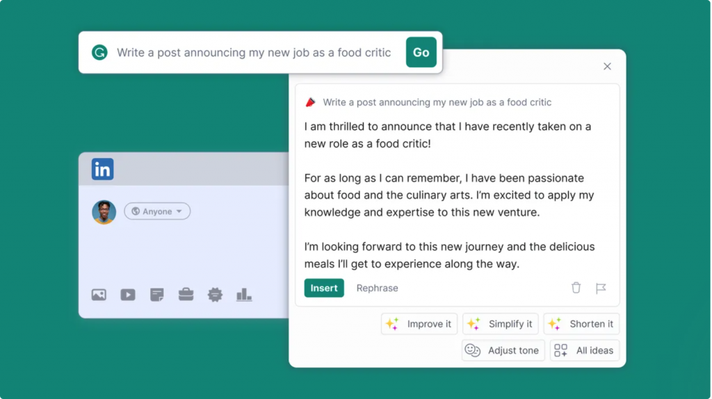 Grammarly to Release AI-Driven Writing Feature